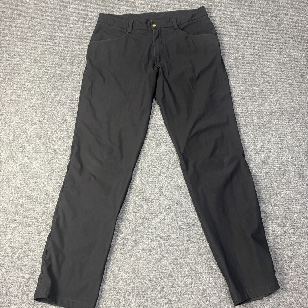 Lululemon Pants Mens 36 Black Performance Chino Straight Leg Casual 36x33